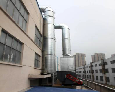 宜兴某出口家俱公司喷涂尾气处置